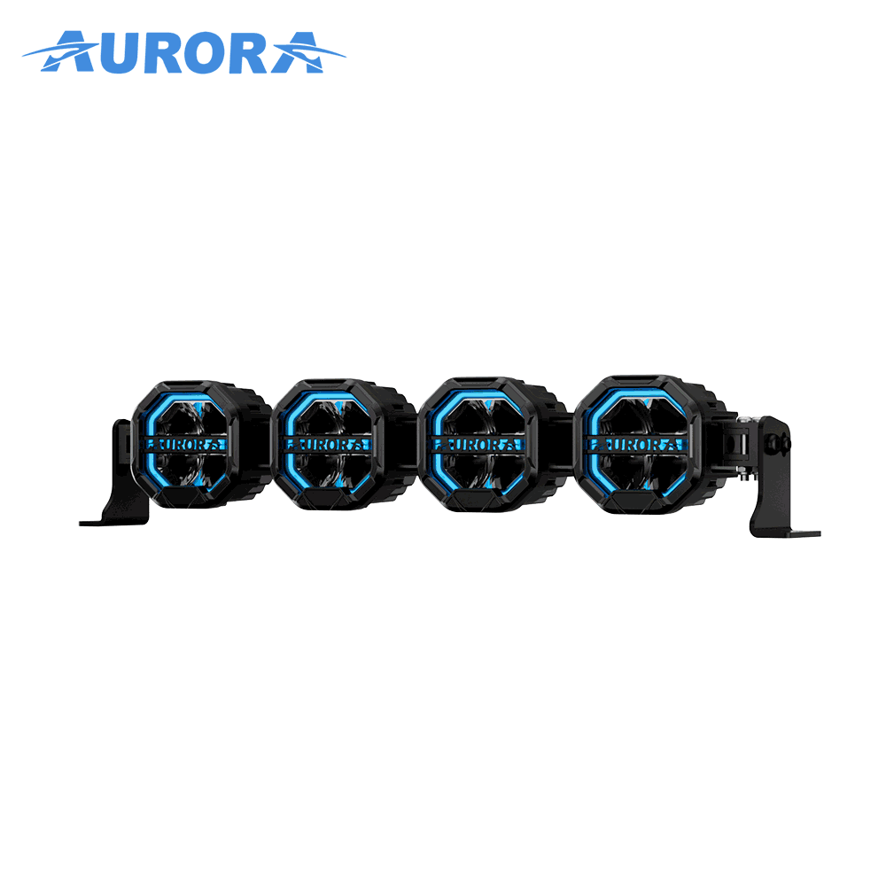 Aurora 10-50 inch RGB Off Road Lights Car  LED Light Bar
